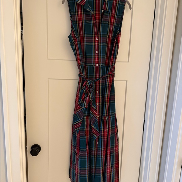 J. Crew Tartan Plaid Sleeveless Dress - Picture 3 of 3